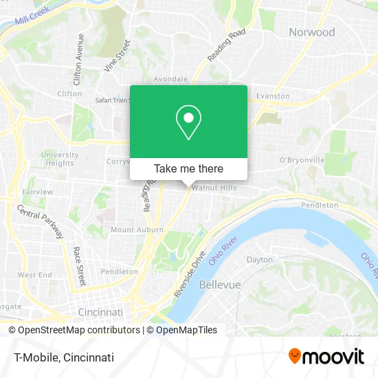 T-Mobile map