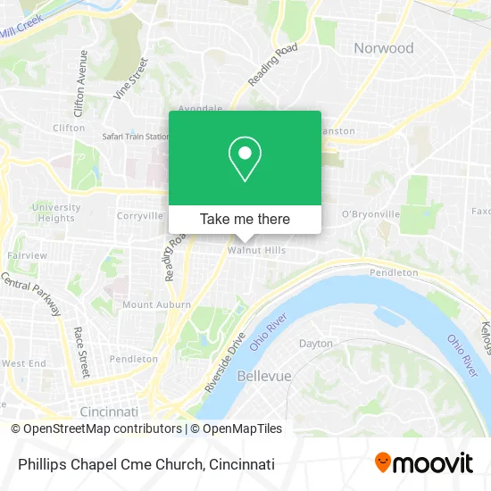 Phillips Chapel Cme Church map