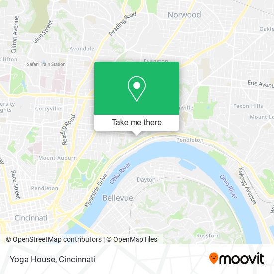 Yoga House map