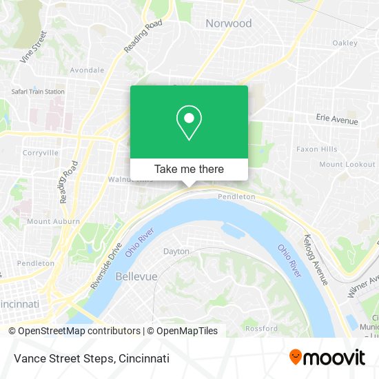 Mapa de Vance Street Steps