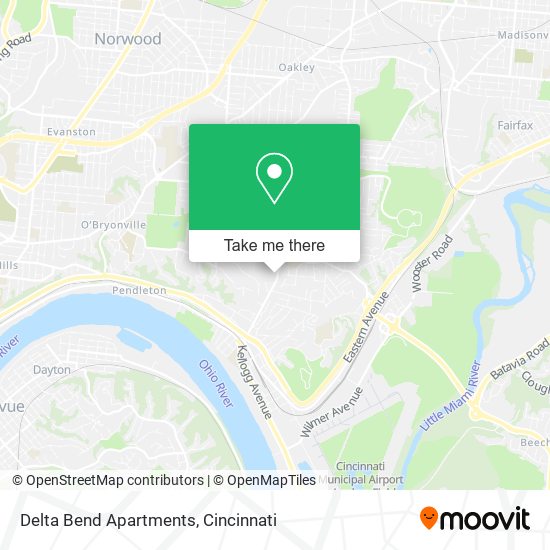 Delta Bend Apartments map