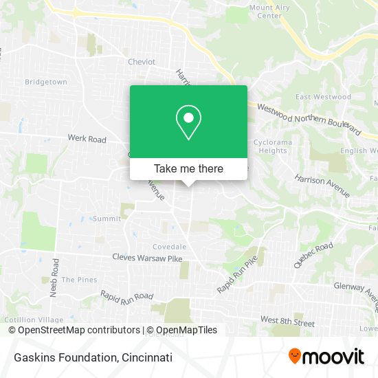 Gaskins Foundation map