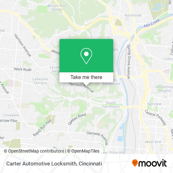 Mapa de Carter Automotive Locksmith