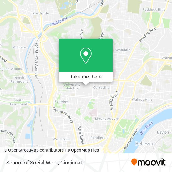 School of Social Work map