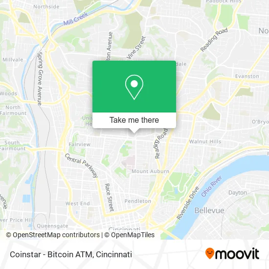Coinstar - Bitcoin ATM map
