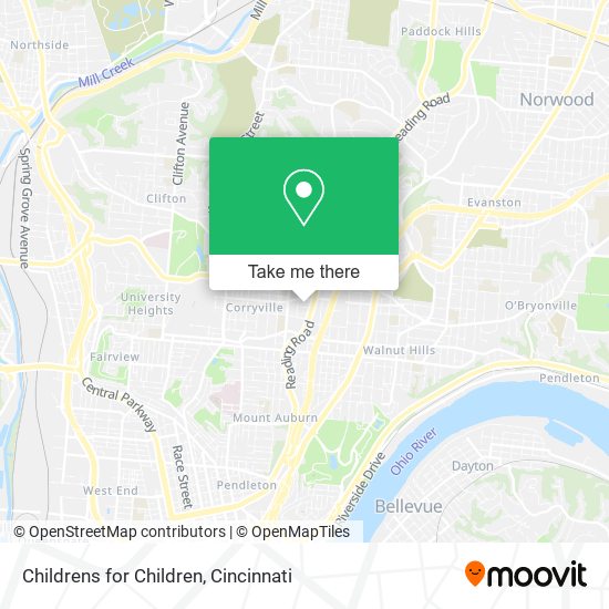 Childrens for Children map