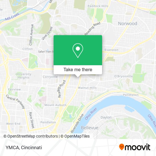 YMCA map