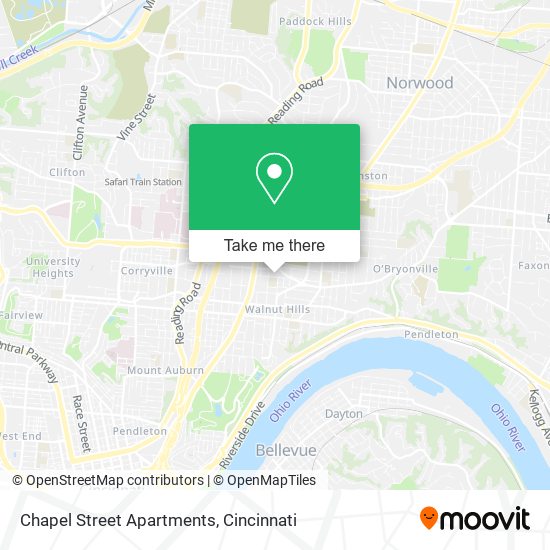 Mapa de Chapel Street Apartments