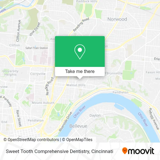 Sweet Tooth Comprehensive Dentistry map