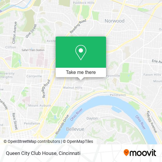 Mapa de Queen City Club House