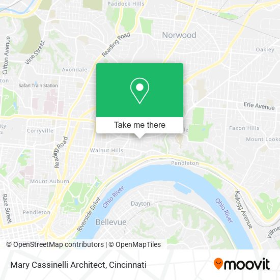 Mary Cassinelli Architect map