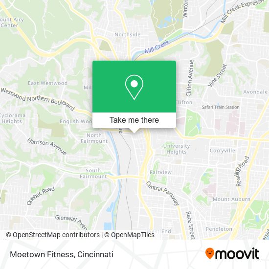 Mapa de Moetown Fitness