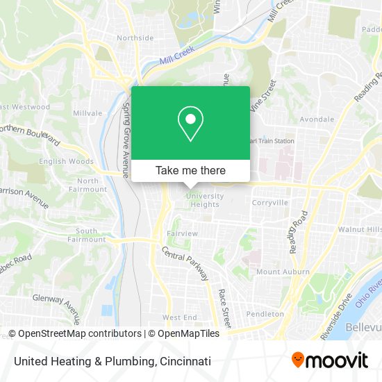 Mapa de United Heating & Plumbing