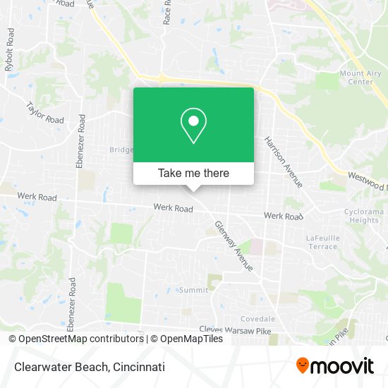 Clearwater Beach map