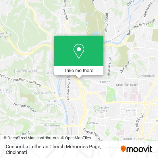 Mapa de Concordia Lutheran Church Memories Page