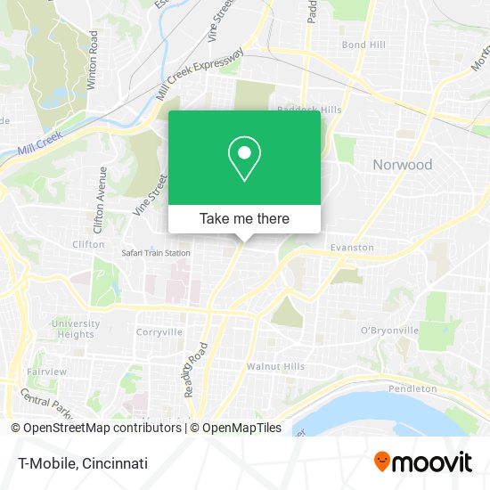 T-Mobile map