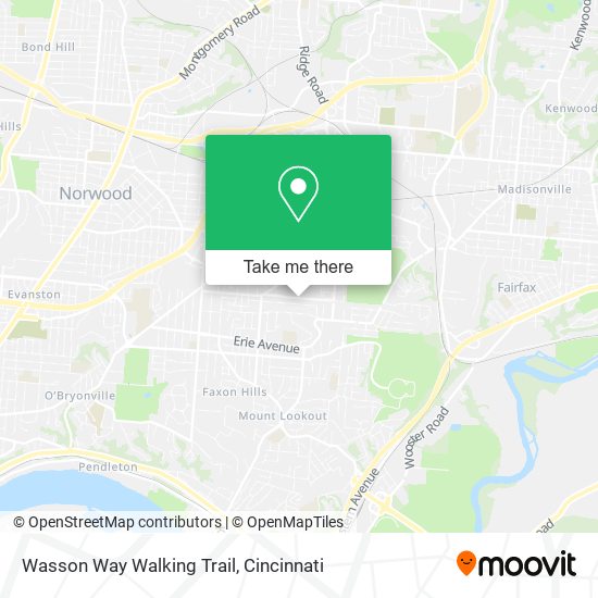 Mapa de Wasson Way Walking Trail