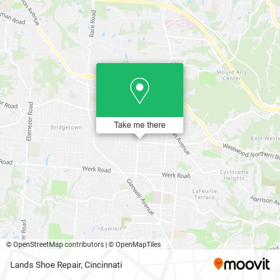 Mapa de Lands Shoe Repair