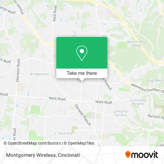 Mapa de Montgomery Wireless