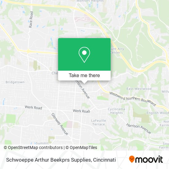 Schwoeppe Arthur Beekprs Supplies map