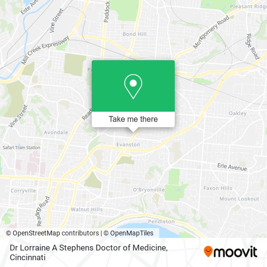 Dr Lorraine A Stephens Doctor of Medicine map