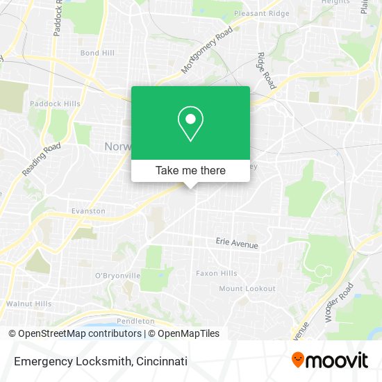 Emergency Locksmith map