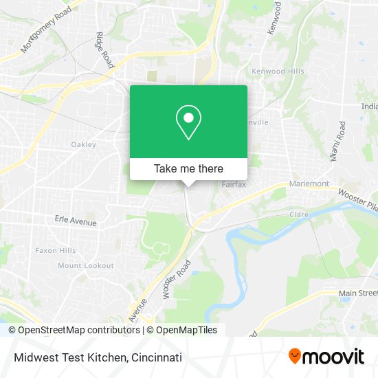 Mapa de Midwest Test Kitchen