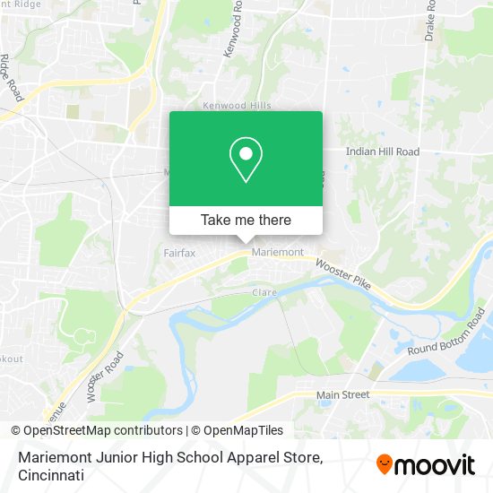 Mariemont Junior High School Apparel Store map