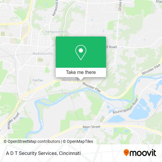 A D T Security Services map
