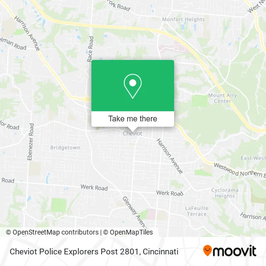 Mapa de Cheviot Police Explorers Post 2801