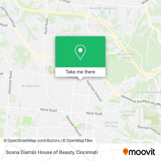Mapa de Soxna Diarra's House of Beauty