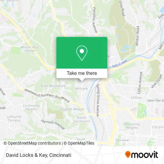 David Locks & Key map