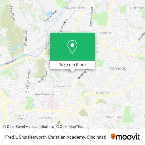 Fred L Shuttlesworth Christian Academy map