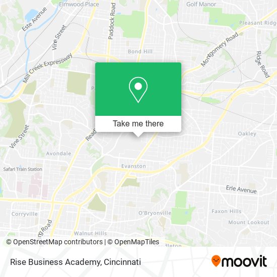 Rise Business Academy map