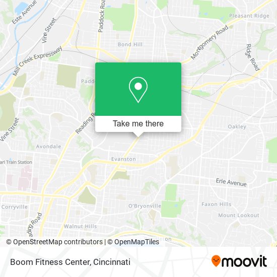 Boom Fitness Center map