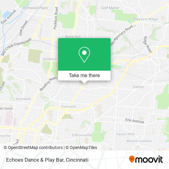 Mapa de Echoes Dance & Play Bar