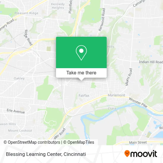 Blessing Learning Center map