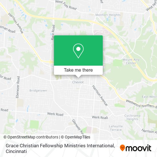 Mapa de Grace Christian Fellowship Ministries International