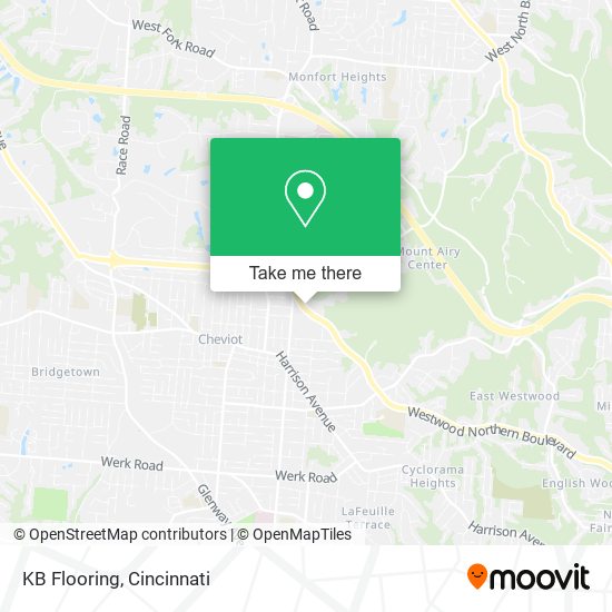 Mapa de KB Flooring