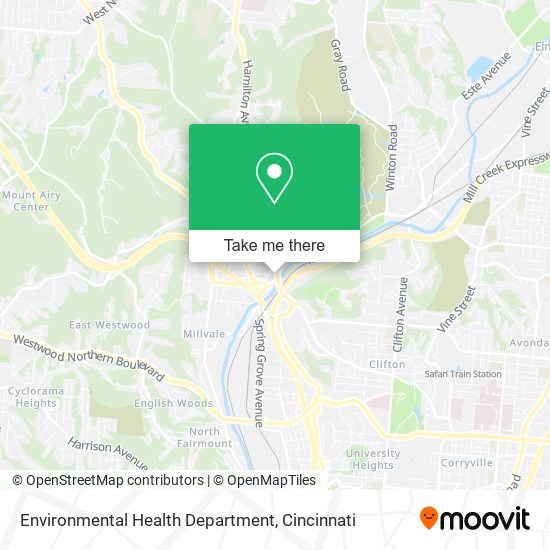 Mapa de Environmental Health Department
