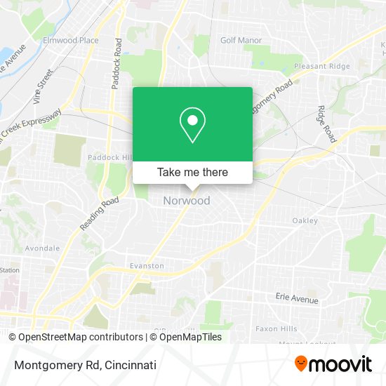 Mapa de Montgomery Rd