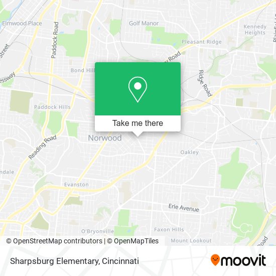 Sharpsburg Elementary map
