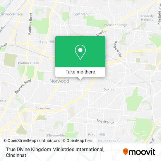 Mapa de True Divine Kingdom Ministries International