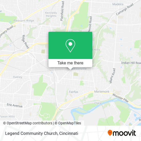 Mapa de Legend Community Church