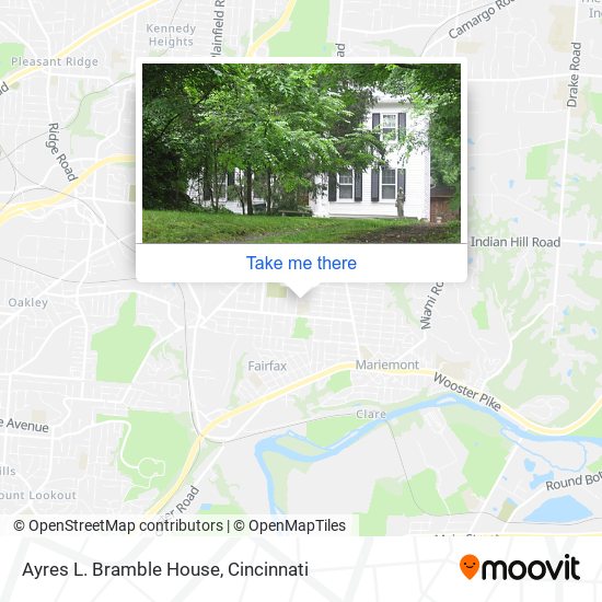 Ayres L. Bramble House map