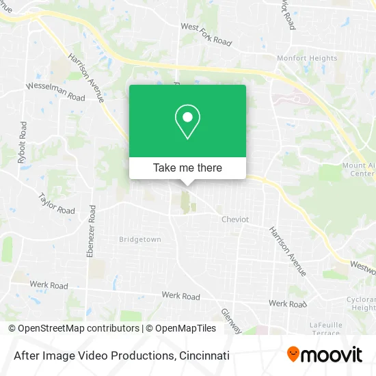 After Image Video Productions map