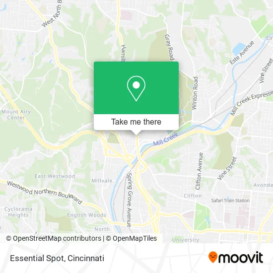 Essential Spot map