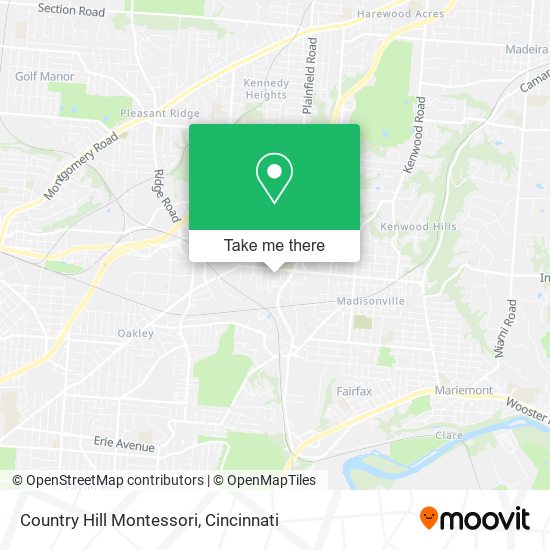 Mapa de Country Hill Montessori