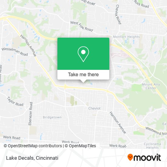 Mapa de Lake Decals