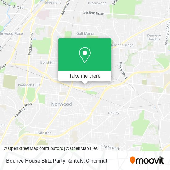 Bounce House Blitz Party Rentals map